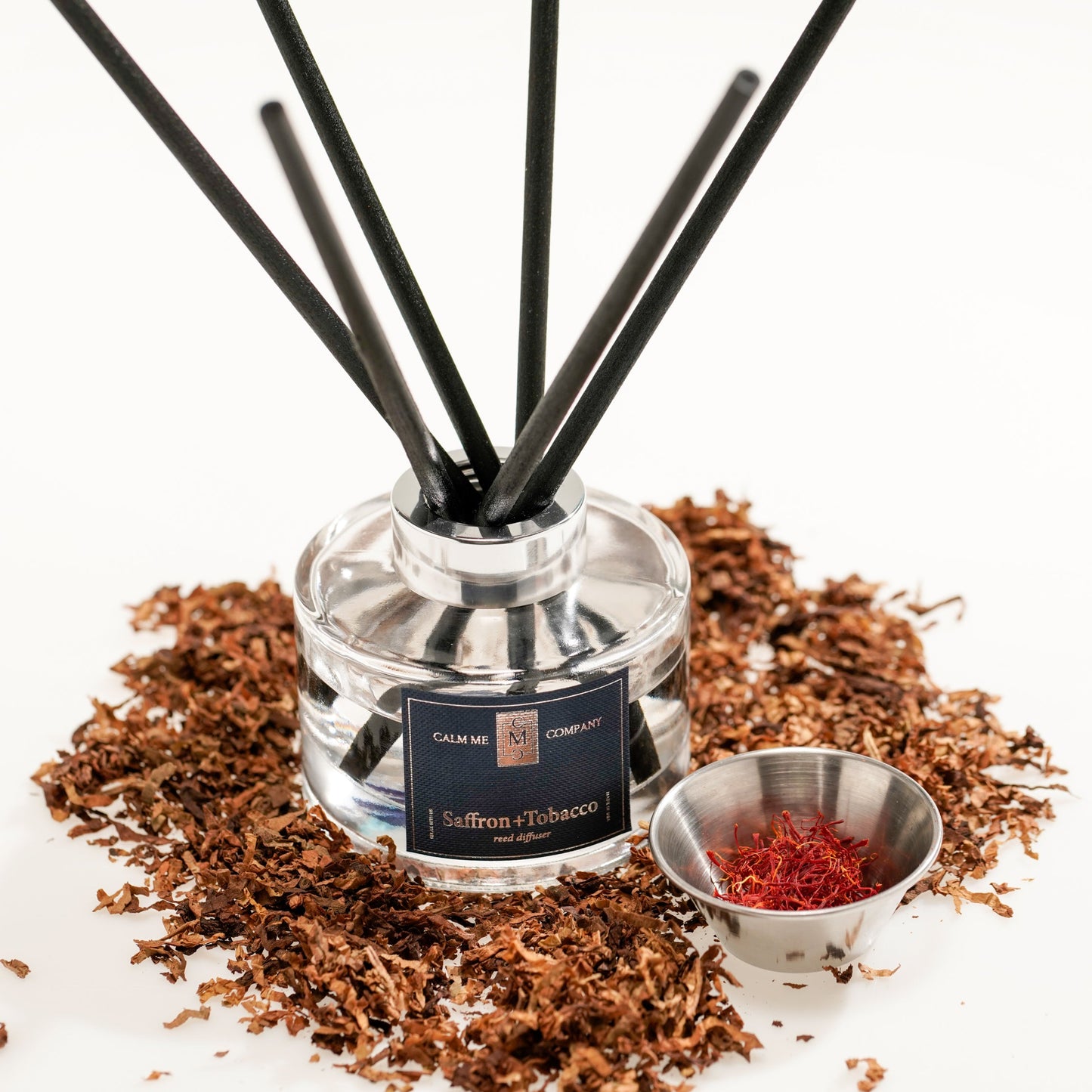 SAFFRON + TOBACCO CANDLE AND DIFFUSER SET