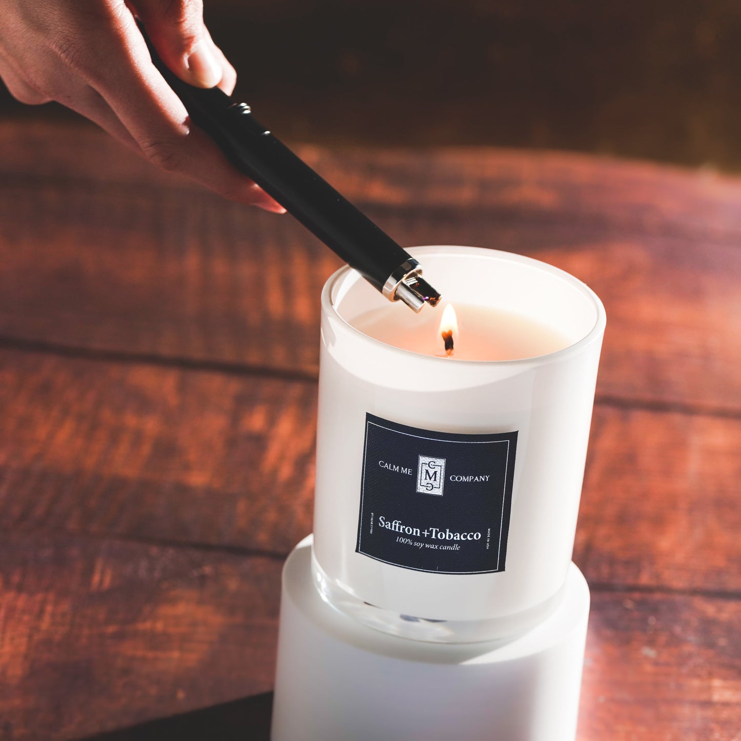 SAFFRON + TOBACCO CANDLE